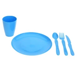 Merkloos Picknick Set 31 Delig Plastic 3 Assorti Kleuren -Keukenbenodigdheden Winkel 101 0449 2