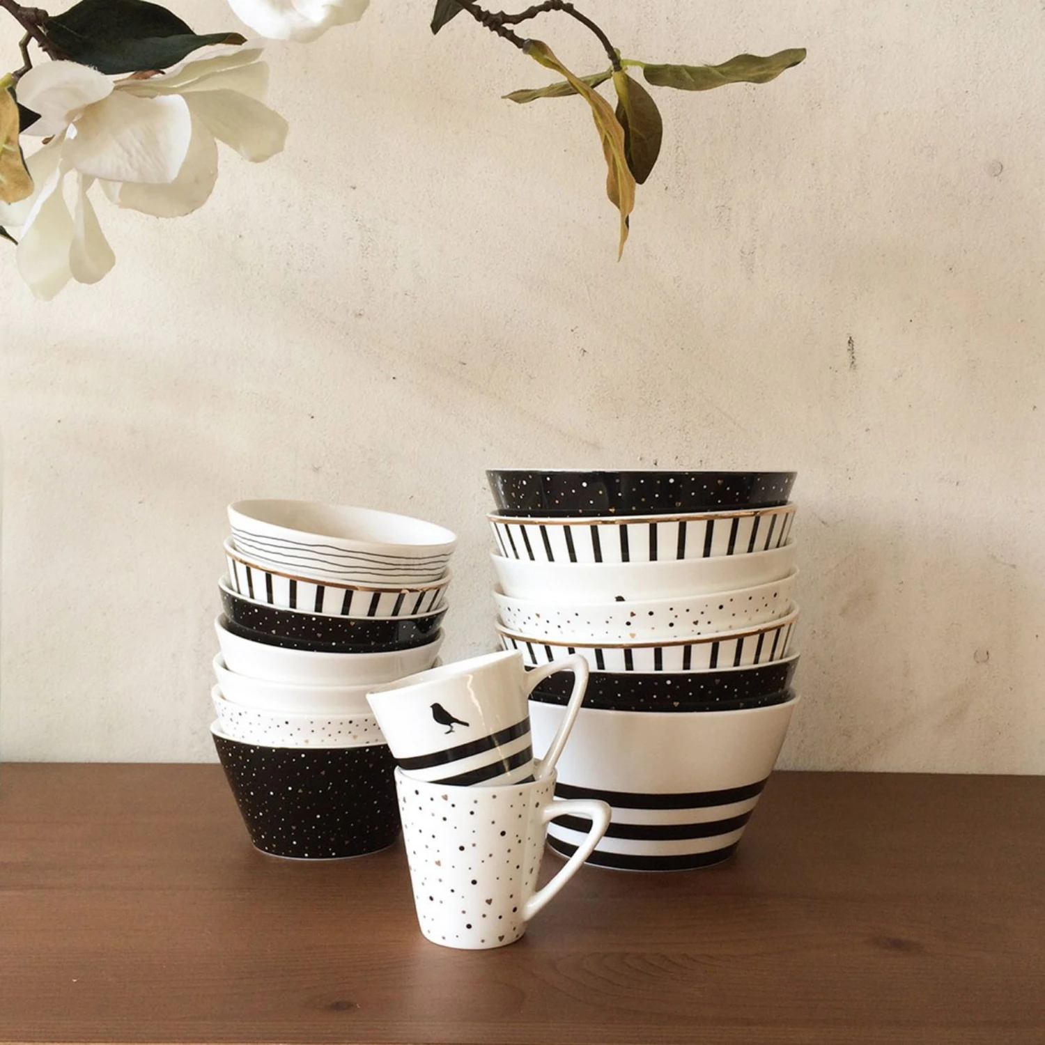 Dutch Rose Amsterdam Loft Kom 14 Cm Wit Glitter 4 Dutch Rose Amsterdam Loft Kom 14 Cm Wit Glitter - Afbeelding 2