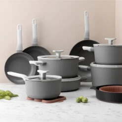 Berghoff Leo Braadpan 26 Cm Met Deksel Lange En Korte Handgreep -Keukenbenodigdheden Winkel 101 0857 5 1