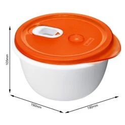 Rotho Magnetronschaal 1,5 L MICRO Papaya Rood -Keukenbenodigdheden Winkel 101 2848 1 2