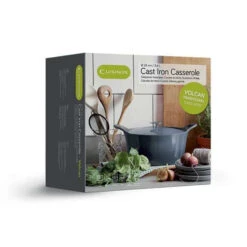 Cuisinox Gietijzeren Braadpan Ø24 Cm Denim Blue -Keukenbenodigdheden Winkel 101 3231 3 1