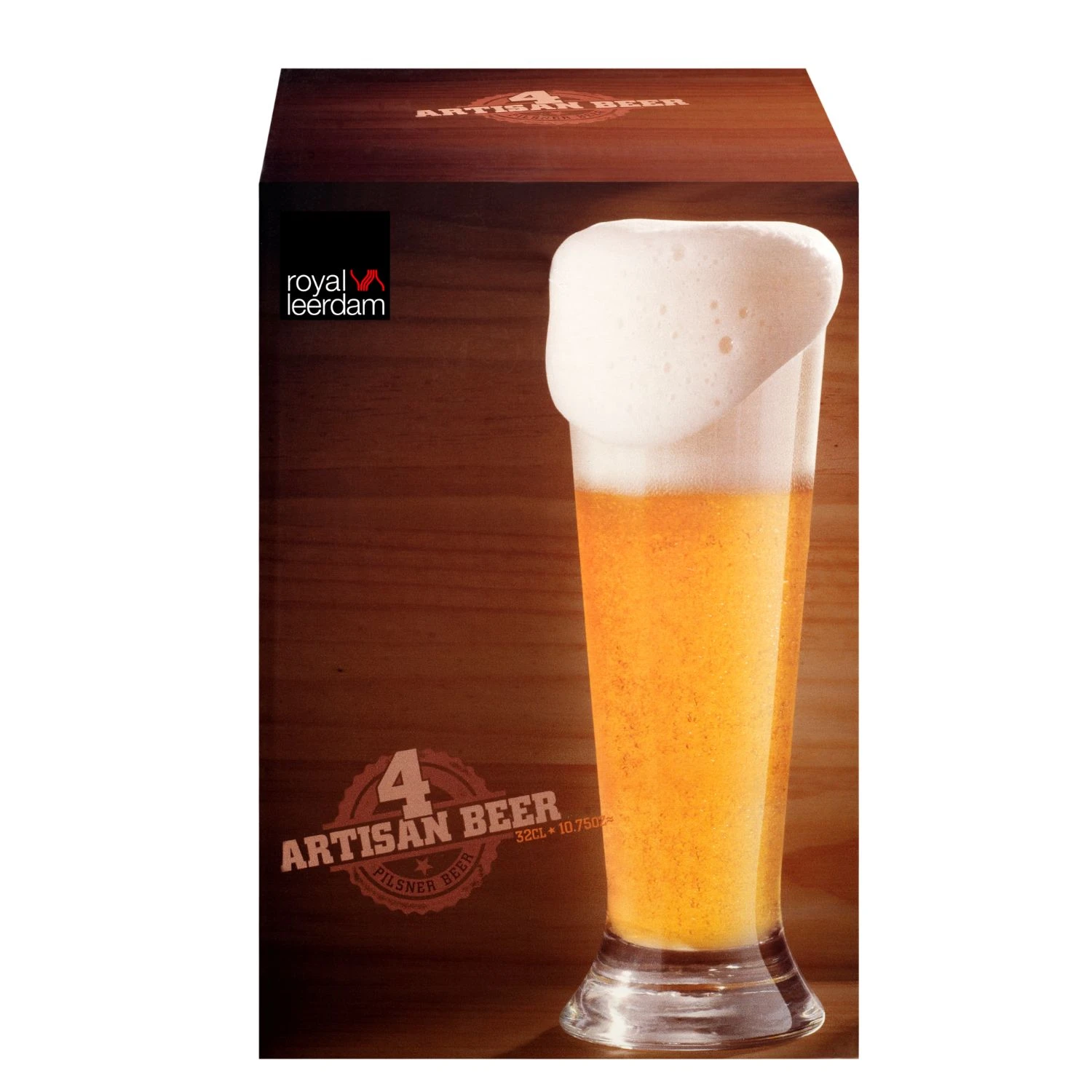Royal Leerdam Bierglas Pilsner 4 Stuks 3 Royal Leerdam Bierglas Pilsner 4 Stuks