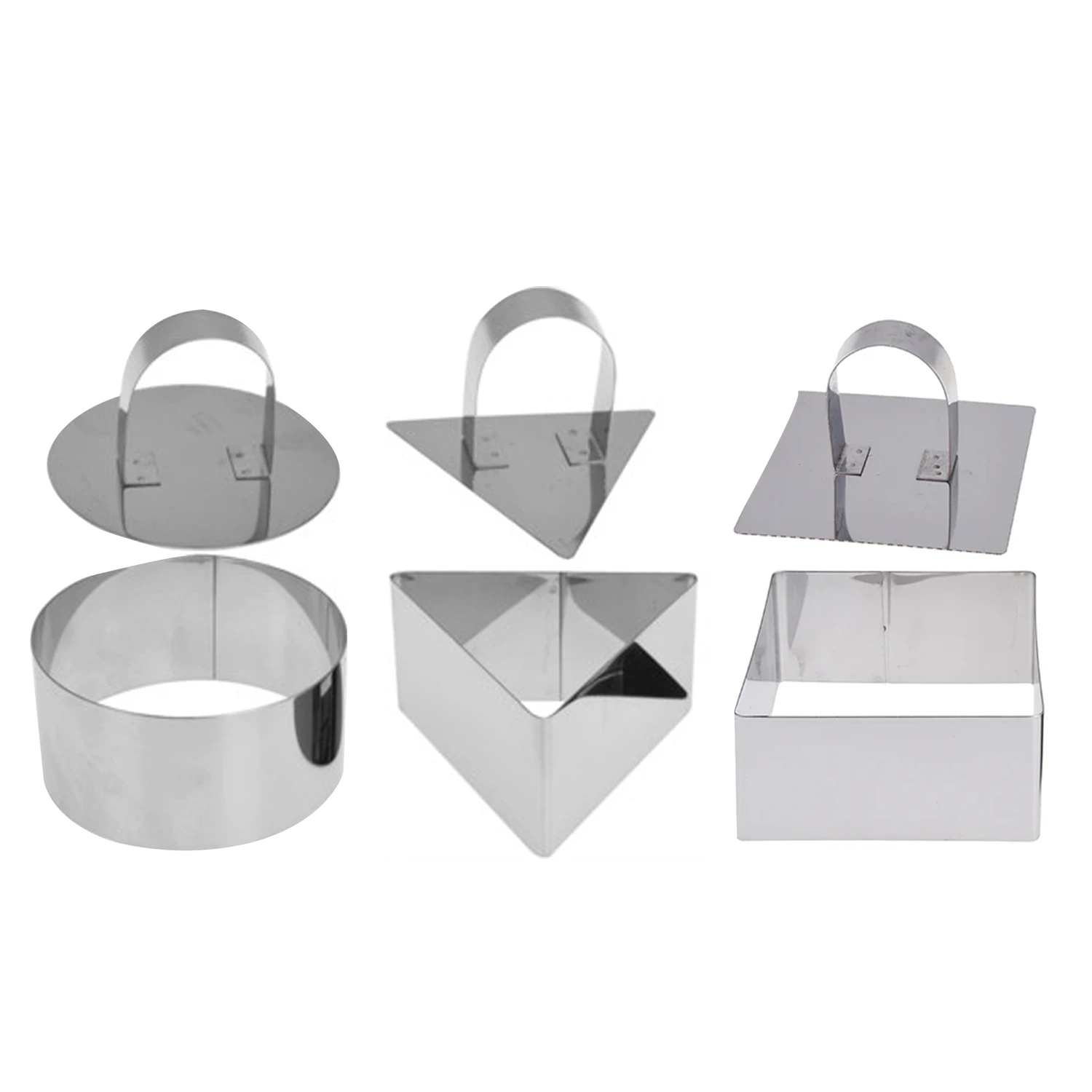 Merkloos Bakringen Set Van 4 3 Assorti Vormen 6 Merkloos Bakringen Set Van 4 3 Assorti Vormen - Afbeelding 4