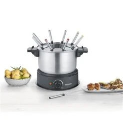 Severin Fondue 1500W 8-persoons Zwart FO 2470 -Keukenbenodigdheden Winkel 101 6903 5 1