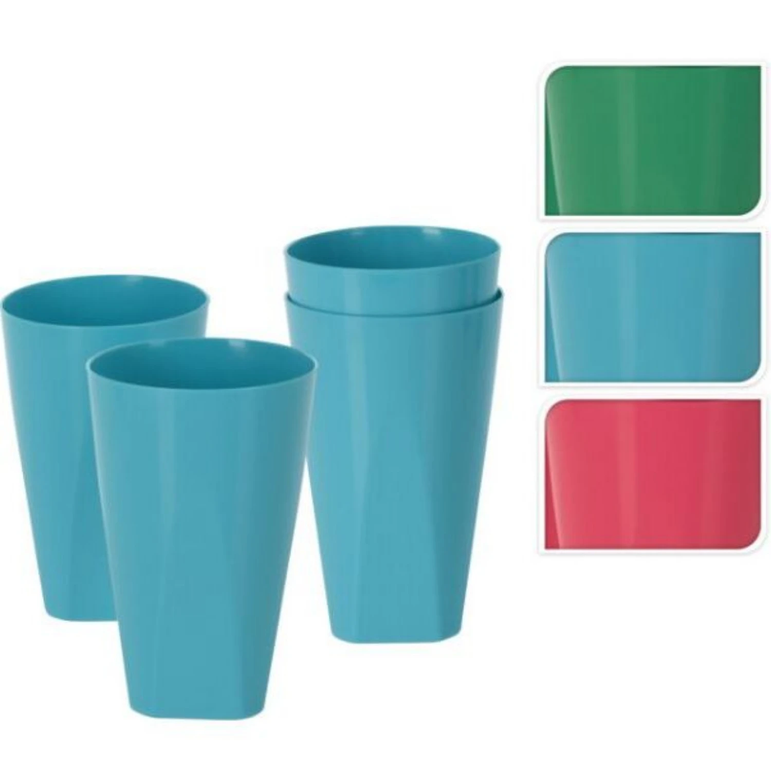 Excellent Houseware Schenkkan Met 4 Glazen 3 Assorti 5 Excellent Houseware Schenkkan Met 4 Glazen 3 Assorti - Afbeelding 3