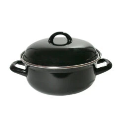 Imperial Kitchen Braadpan 26 Cm Emaille Zwart