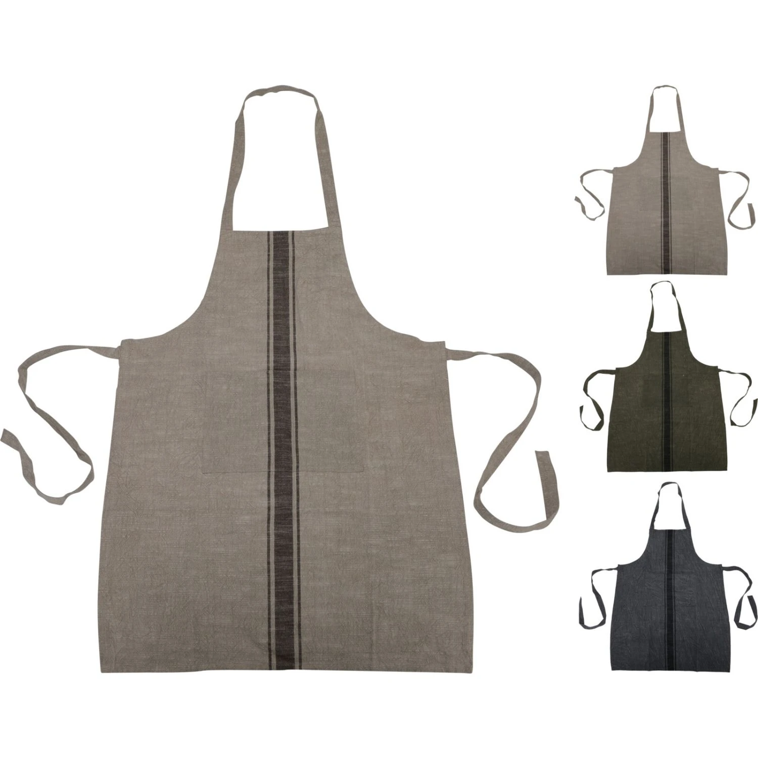 Schort Katoen 6 Assorti 5 Schort Katoen 6 Assorti - Afbeelding 3