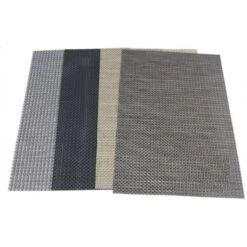 Placemat 30x45cm Poly Gevlochten Assorti