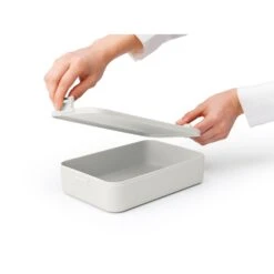 Brabantia Make & Take Lunchbox Groot Lichtgrijs -Keukenbenodigdheden Winkel 102 3121 3 1
