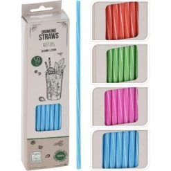 Rietjes Plastic 50 Stuks Assorti Kleur -Keukenbenodigdheden Winkel 102 4890 1