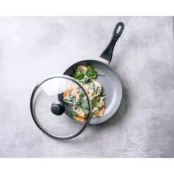 BK Easy Basic Hapjespan Met Deksel Ø28 Cm -Keukenbenodigdheden Winkel 102 9019 3 1