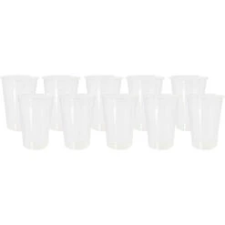 Duni Plastic Glazen 39 Cl 10 Stuks -Keukenbenodigdheden Winkel 105 0219 2 1