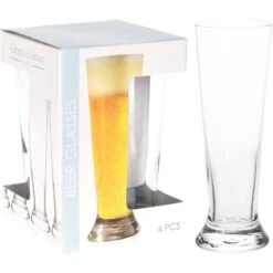 Bierglas 370 Ml Set 4 Stuks -Keukenbenodigdheden Winkel 105 0340 1