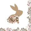 Paas Servetten Blooming Bunnies 24x24 Cm -Keukenbenodigdheden Winkel 105 0762 1 1