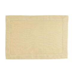 Placemat Indi Pampas Yellow 35 X 50 Cm Set Of 4