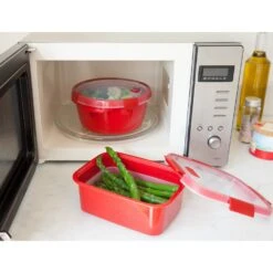 Curver Smart Microwave Eco Steamer Rond 1L -Keukenbenodigdheden Winkel 141 3132 5 1
