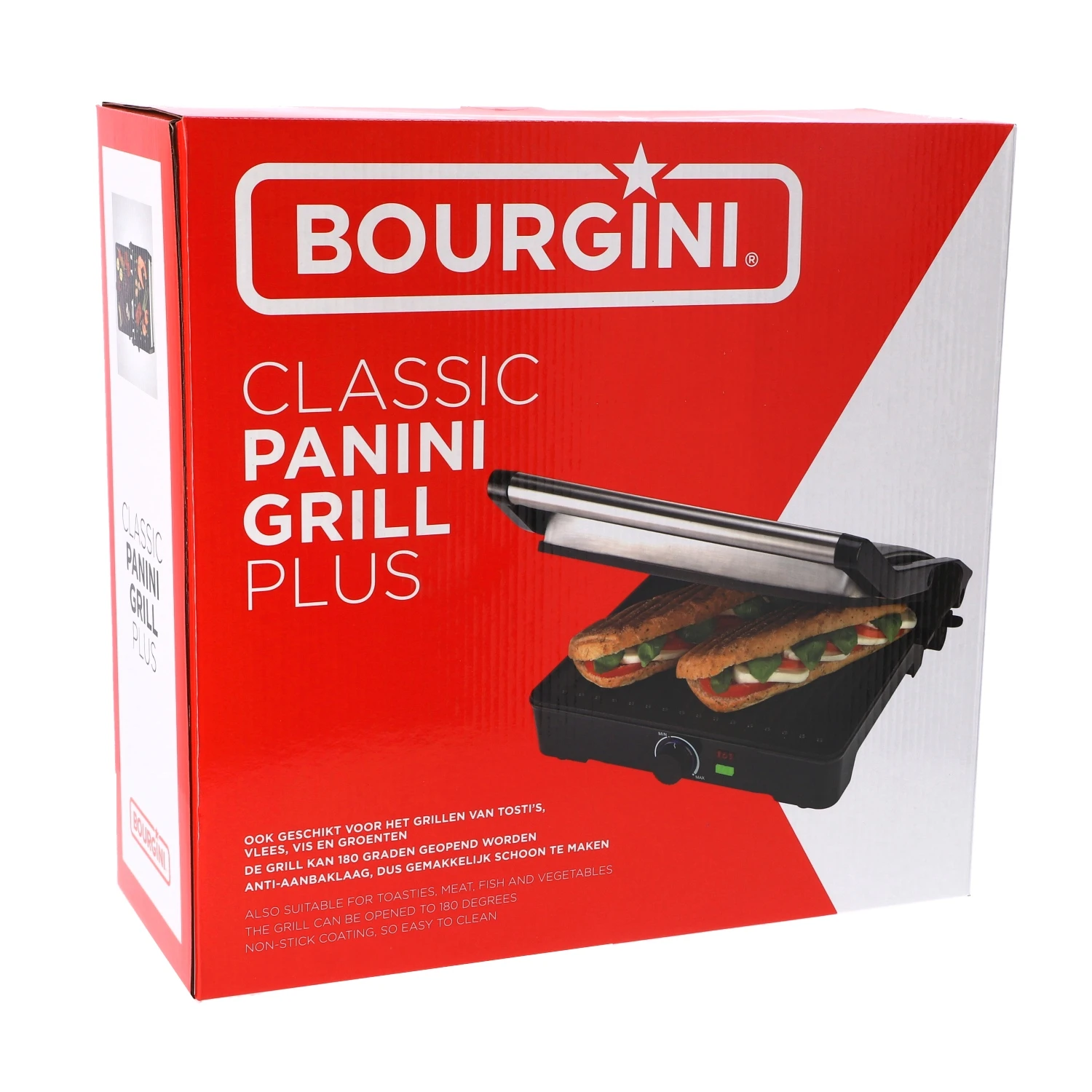 Bourgini Classic Panini Grill Plus 3 Bourgini Classic Panini Grill Plus