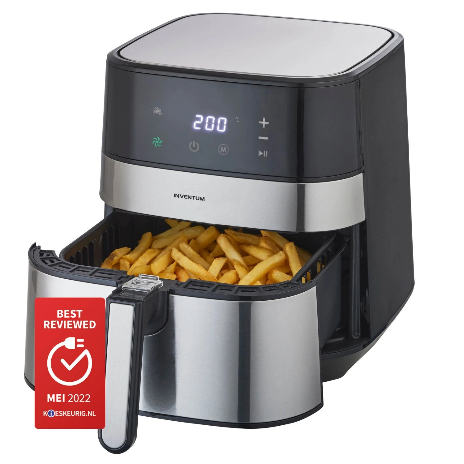 Inventum Hetelucht Friteuse GF500HLD 5 L 1700W Zwart 5 Inventum Hetelucht Friteuse GF500HLD 5 L 1700W Zwart - Afbeelding 3