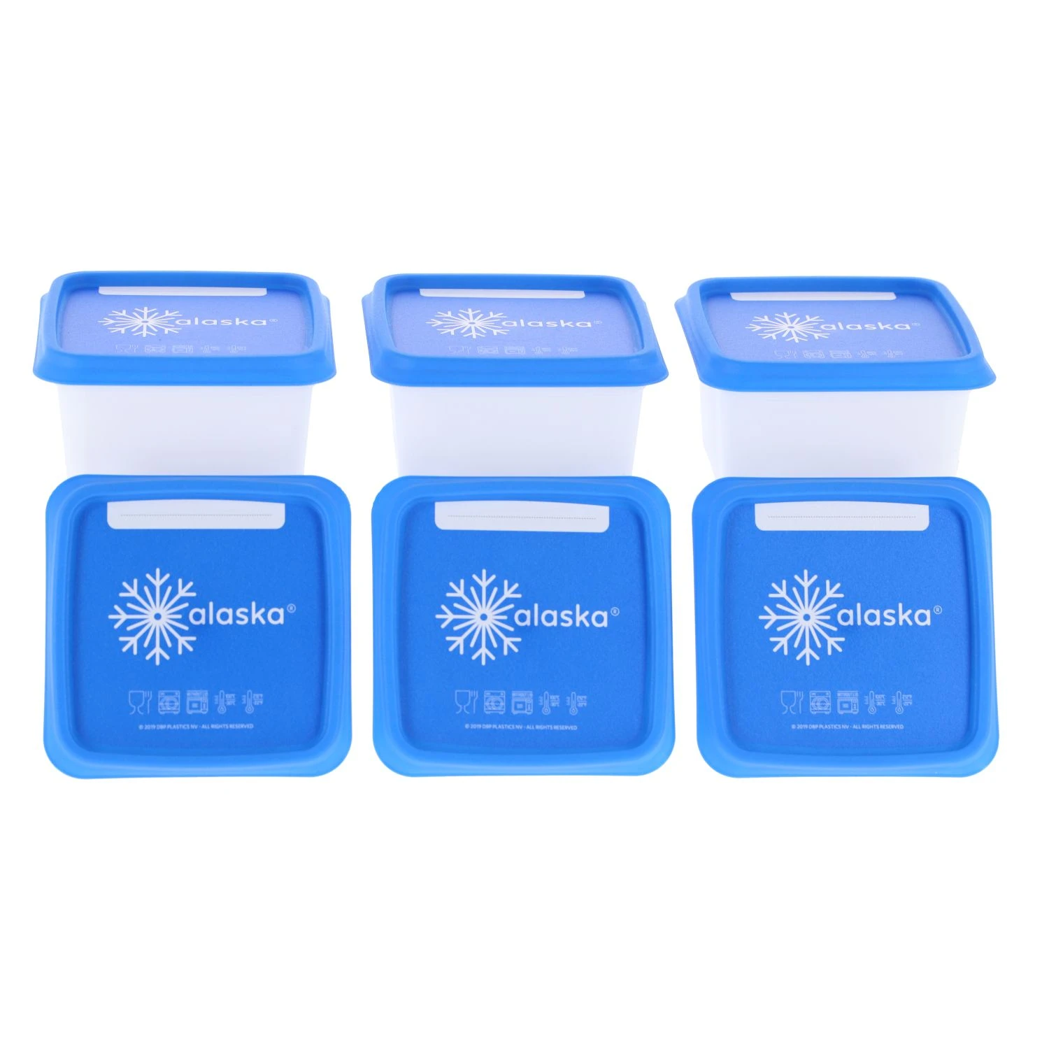 Merkloos Diepvriesdoos 200 Ml Alaska 6 Stuks 4 Merkloos Diepvriesdoos 200 Ml Alaska 6 Stuks - Afbeelding 2