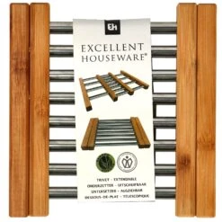 Onderzetter RVS Met Bamboe 21,5 X 22 Cm -Keukenbenodigdheden Winkel 69cdceabf8f1f85a029df533831be8fd