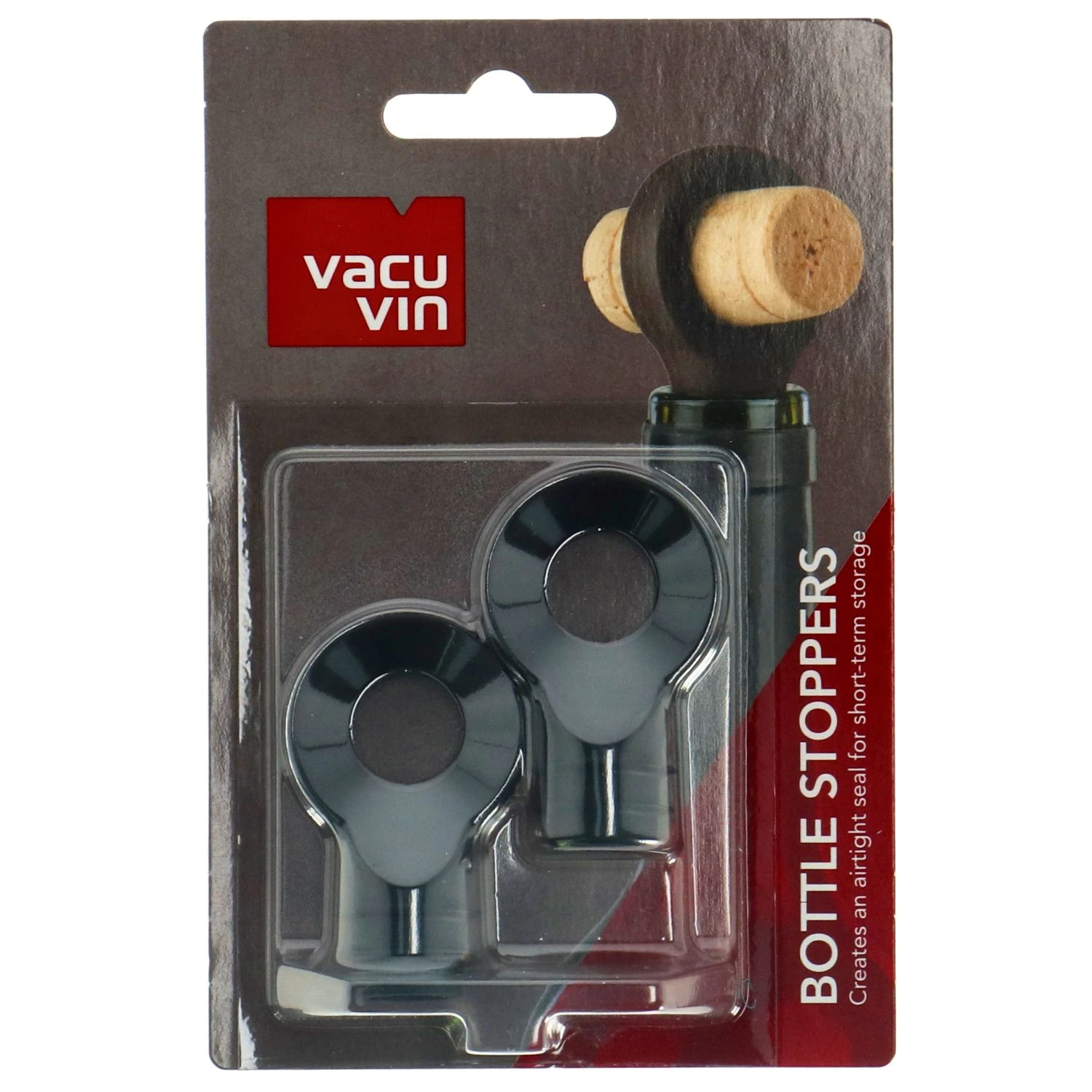 Vacu Vin 2 Bottle Stoppers 5 Vacu Vin 2 Bottle Stoppers - Afbeelding 3