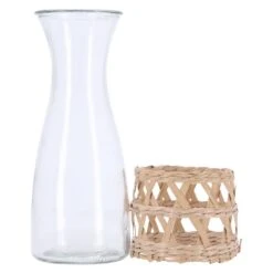 Merkloos Karaf Met Rattan 1200 Ml -Keukenbenodigdheden Winkel a391ba30b11e39a9bbeb54317aad0004