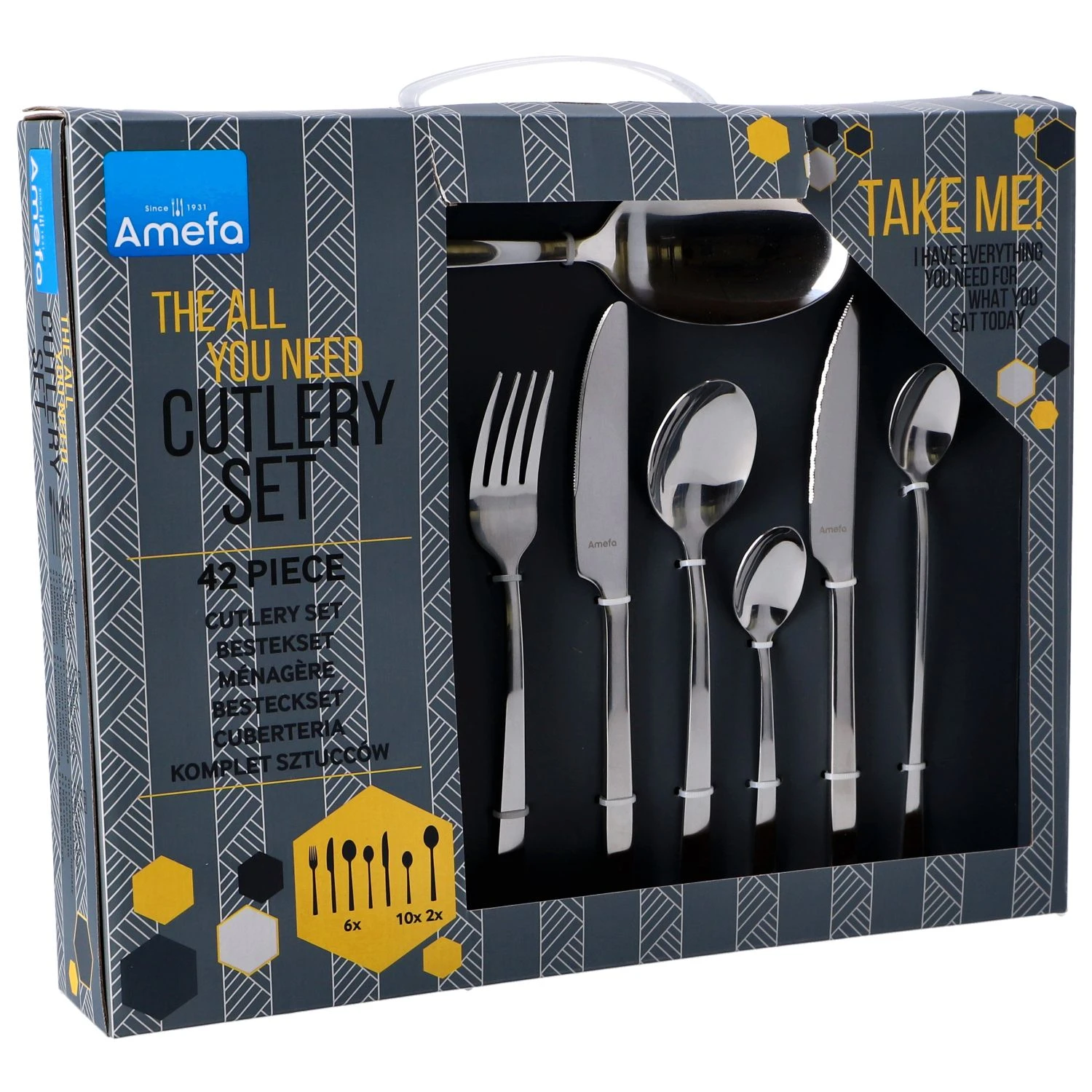 Amefa Bestekset Manille 42 Delig 7 Amefa Bestekset Manille 42 Delig - Afbeelding 5