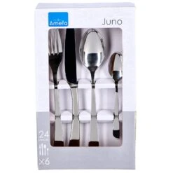 Amefa Bestekset Juno 24 Delig -Keukenbenodigdheden Winkel c7adc879f53b08cc5274f5d44d20e545